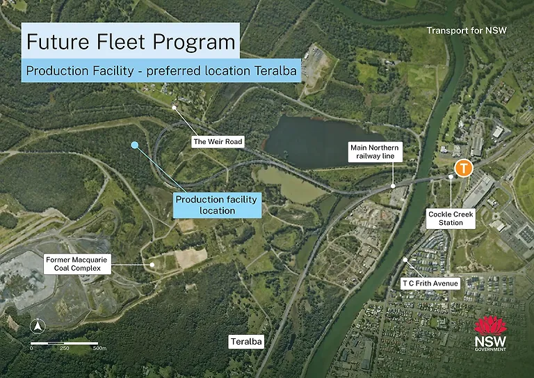 Future Fleet Program Location - Teralba
