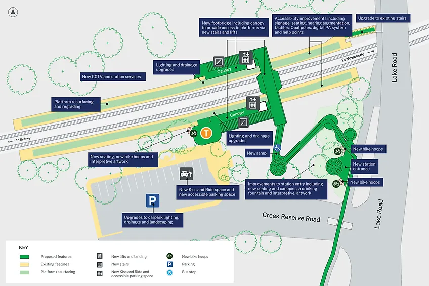 Cockle Creek Train Station Upgrade